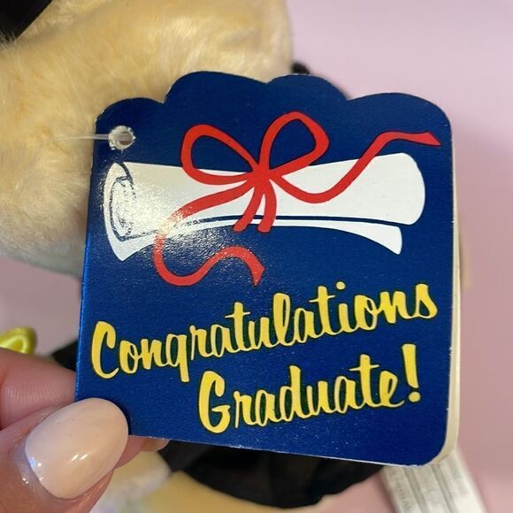 Vintage 1986 R. Dakin Congratulations Graduate Teddy Bear in Cap & Gown Excelle… - Picture 8 of 11